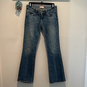 Paige Jeans, size 26, 30 inseam. Slight flare leg